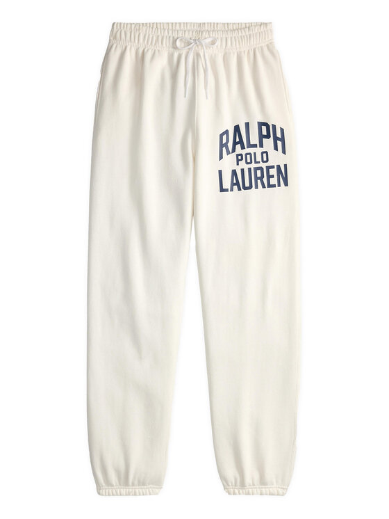 Polo Ralph Lauren Polo Ralph Lauren Teplákové nohavice 211971758002 Biela Tapered Fit