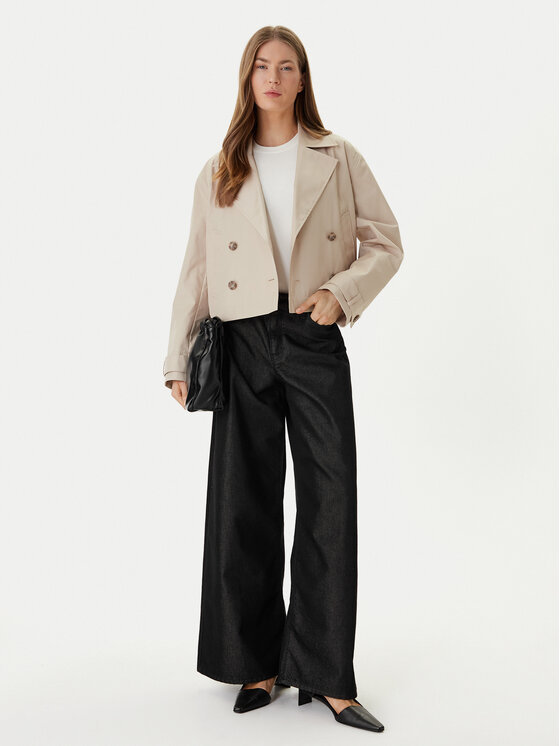 Calvin Klein Calvin Klein Trenčkot LV044B541G Béžová Regular Fit