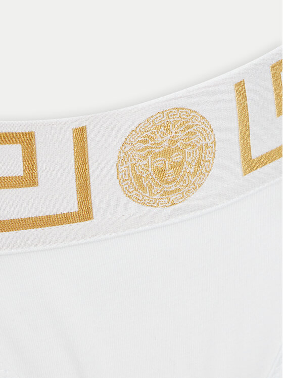 Versace Versace Stringové nohavičky AUD01042 1A10011 Biela