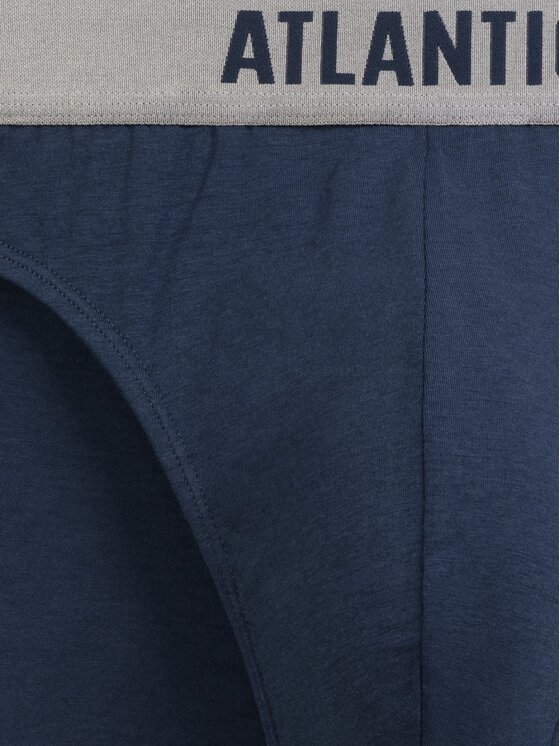 Atlantic Atlantic Slipy pima cotton Granatowy