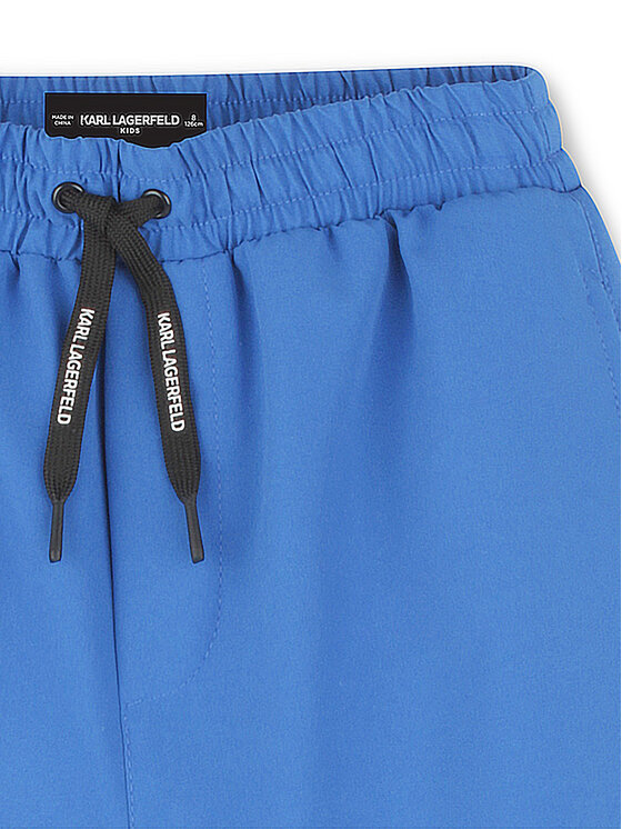 Karl Lagerfeld Kids Karl Lagerfeld Kids Pantaloni scurți pentru înot Z30411 D Albastru Regular Fit