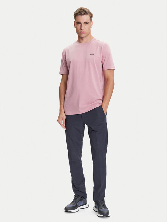 BOSS BOSS Tričko 50506373 Ružová Regular Fit