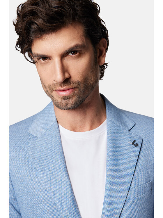 Lancerto Lancerto Marynarka Monclova MA131124000003 Błękitny Slim Fit