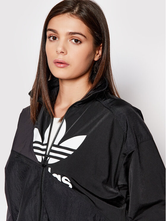 adidas Sweatshirt adicolor Split Trefoil Track HC7056 Noir Relaxed Fit |  Modivo.fr