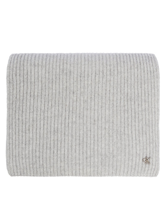 Calvin Klein Calvin Klein Fular Ck Metal Wool Rib Scarf LV04D8056G Gri