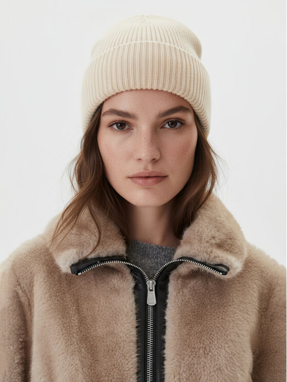 Nine West Nine West Шапкa CEO-NW-W3-009-AW25 Écru