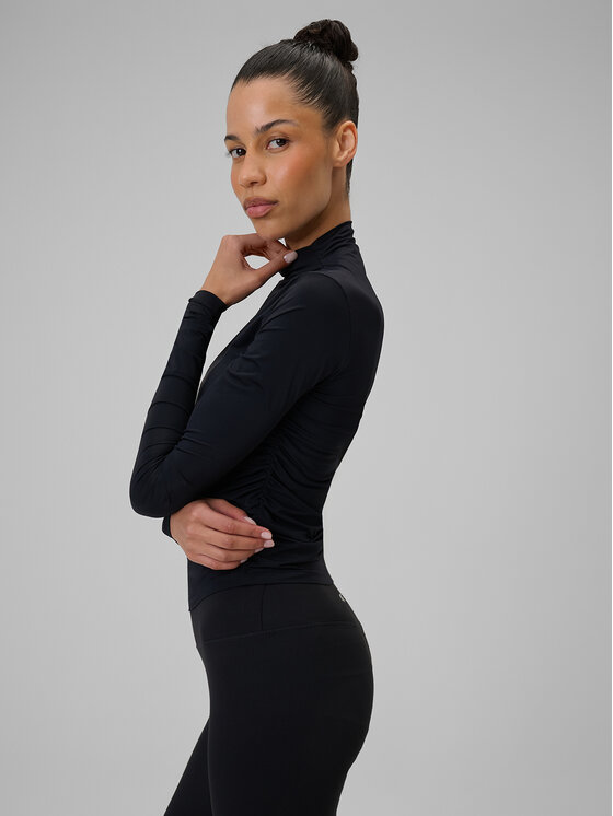 4F 4F Koszulka techniczna YOGA Czarny Slim Fit