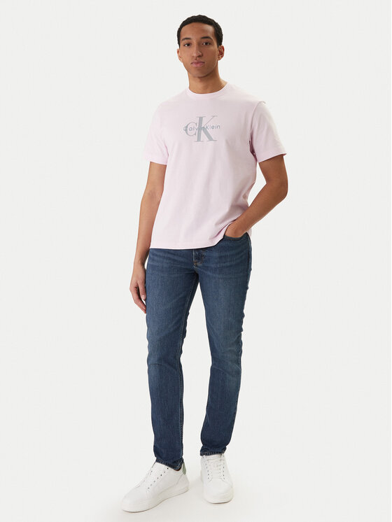 Calvin Klein Jeans Calvin Klein Jeans T-Shirt Hero Monologo LV04RB862G Růžová Regular Fit