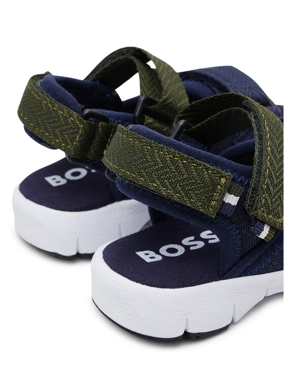 BOSS BOSS Sandały J52159 S Granatowy