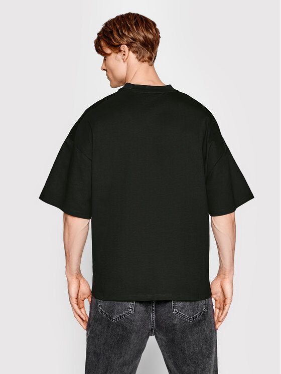 Americanos Americanos Póló Unisex Brooklyn Heavy Fekete Oversize