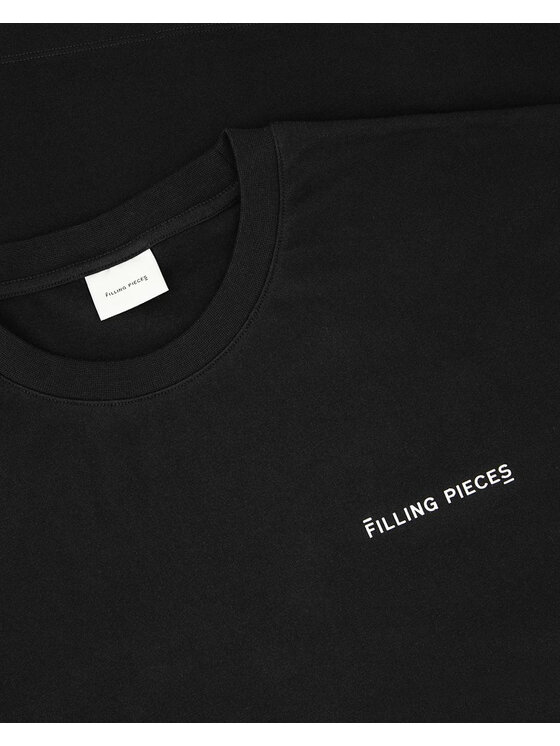 Filling Pieces Filling Pieces Sneakersy Filling Pieces T-Shirt Boxy Czarny L Czarny Boxy Fit