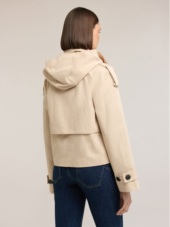 Motivi Motivi Cappotto invernale R015Q001141N002 Crema Regular Fit