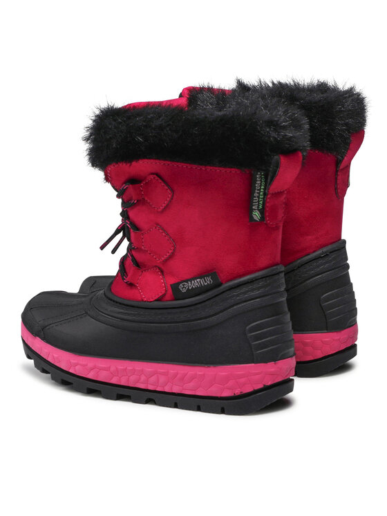Boatilus Boatilus Снігоходи Youth Joggy Sint Leather Boot NJ16 VAR.21ZU Рожевий