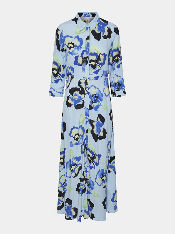 YAS YAS Haljina košulja Savanna 26022663 Plava Loose Fit