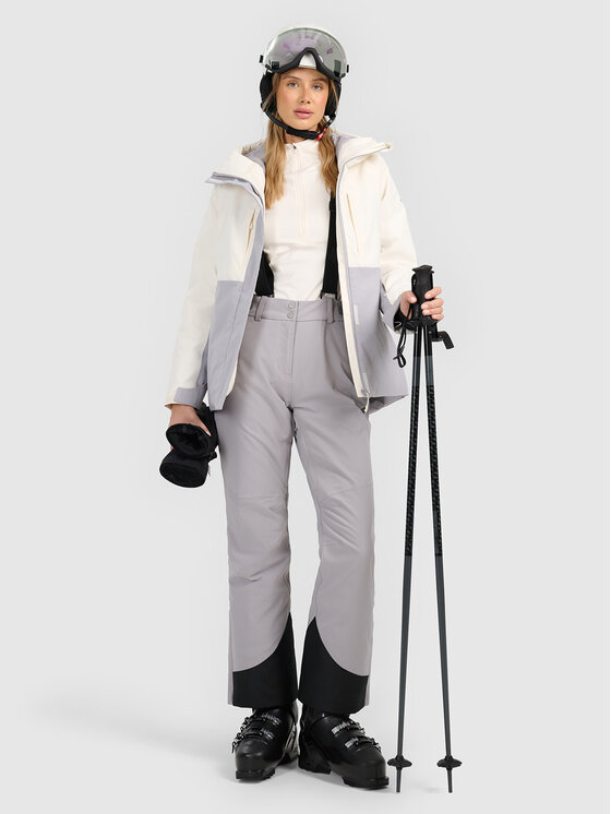 4F 4F Spodnie narciarskie SKIWEAR Szary jasny Regular Fit