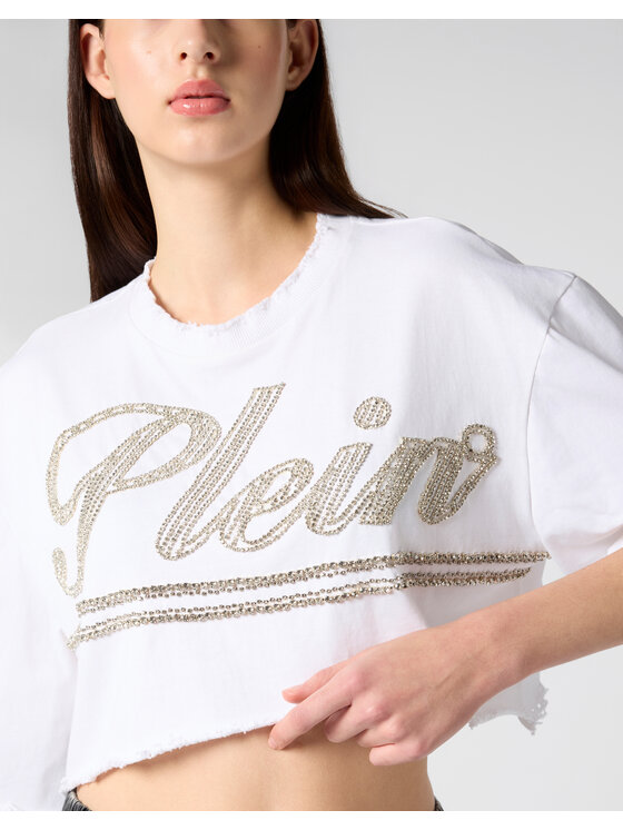 PHILIPP PLEIN PHILIPP PLEIN T-Shirt 29844 Bílá Regular Fit