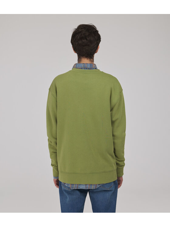 Lee Cooper Lee Cooper Bluza MARSHALL Zielony Loose Fit