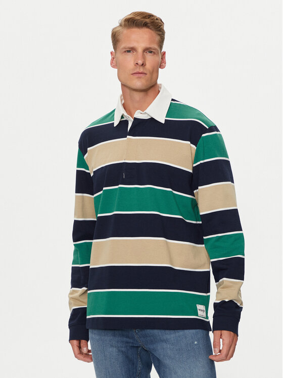 Wrangler Tricou polo Rugby 112357371 Colorat Regular Fit