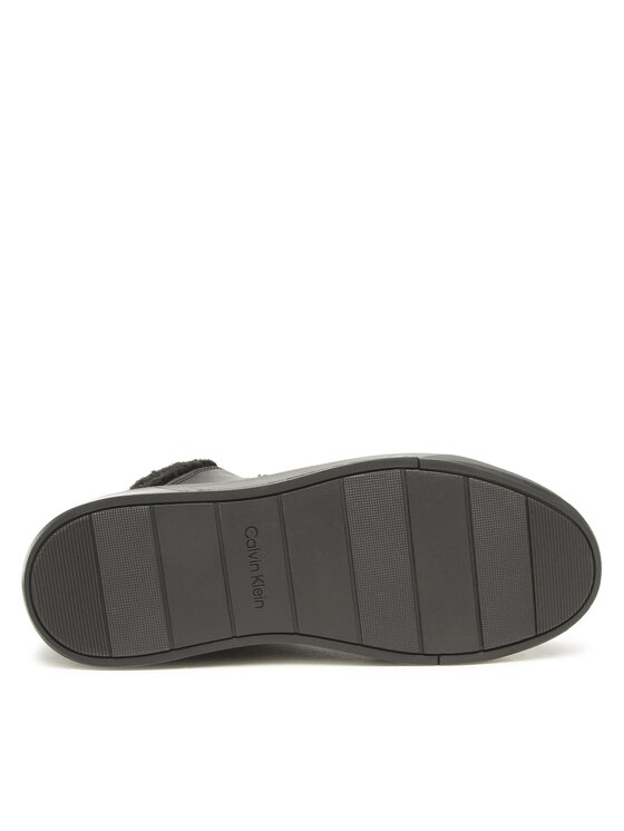 Calvin Klein Calvin Klein Polokozačky Heel Cupsole Hi Top WlHW0HW01208 Černá