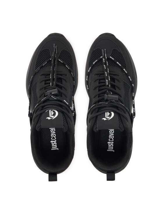 Just Cavalli Just Cavalli Sneakersy 80QA3SV2 ZSE47 Čierna