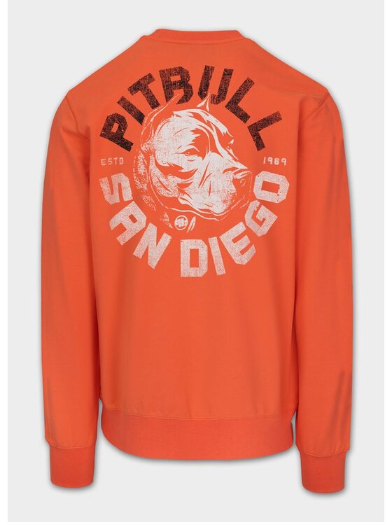 PITBULL PITBULL Bluza DOG SD Pomarańczowy Regular Fit