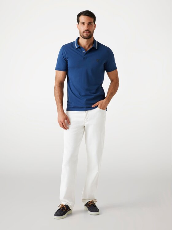 Guess Guess T-Shirt 176979 Niebieski Classic Fit