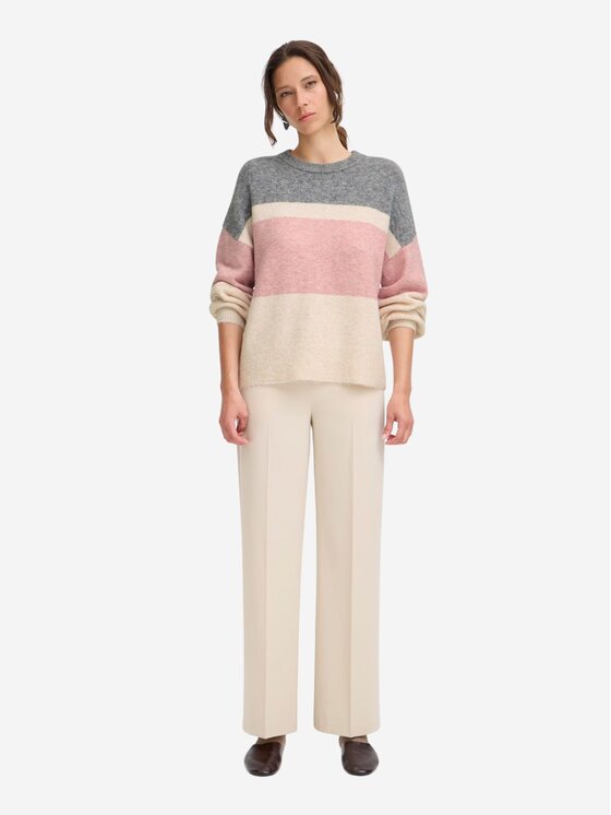 b.young b.young Πουλόβερ Maglia byomea oneck Ροζ Regular Fit