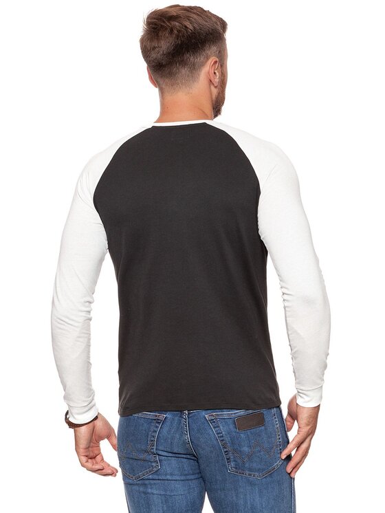 Wrangler Wrangler T-shirt LS Nero Regular Fit