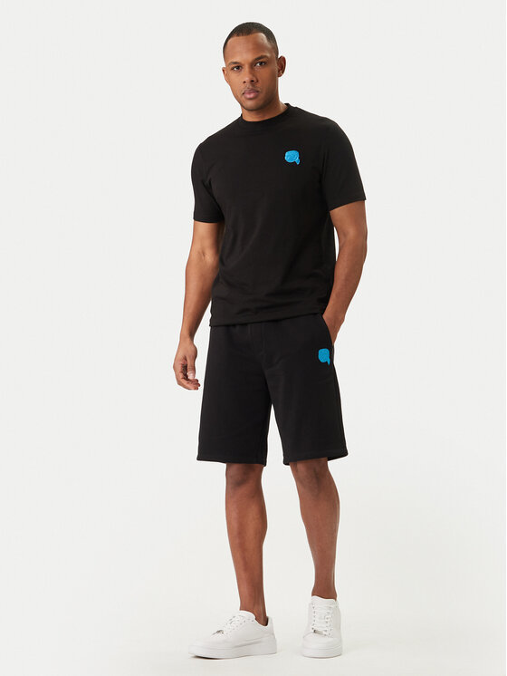 KARL LAGERFELD KARL LAGERFELD Tričko 755049 562235 Čierna Regular Fit