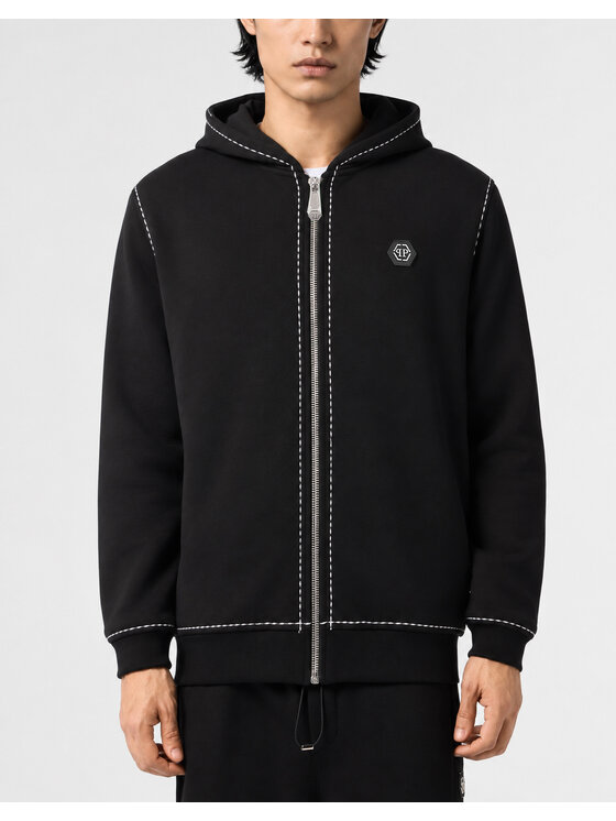 PHILIPP PLEIN PHILIPP PLEIN Felpa 31118 Nero Athletic Fit
