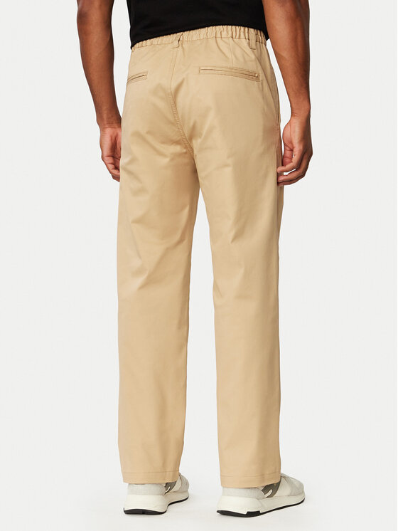 HUGO HUGO Spodnie materiałowe Cino261 50567278 Beżowy Straight Fit