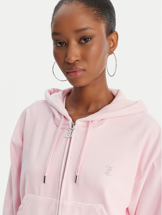 Juicy Couture Juicy Couture Bluza Iccle JCWAS126304 Różowy Oversize