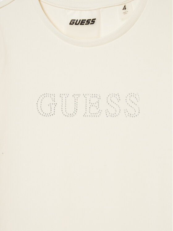 Guess Guess Tričko J4RI49 J1314 Béžová Regular Fit