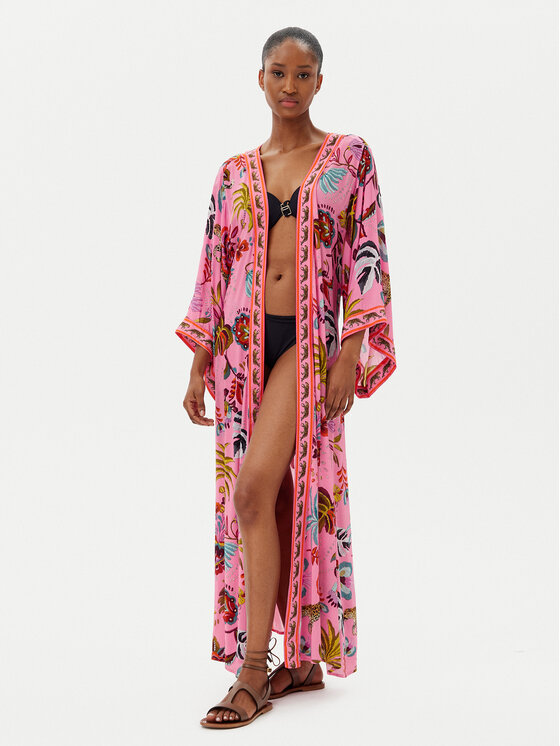 LOLA CASADEMUNT LOLA CASADEMUNT Кимоно LS2516048 Розов Relaxed Fit
