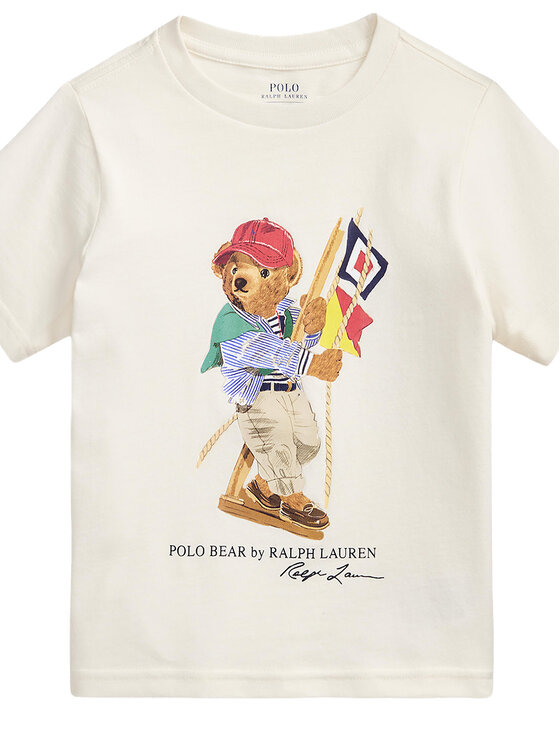Polo Ralph Lauren Polo Ralph Lauren Tricou 322A12428002 Écru Regular Fit
