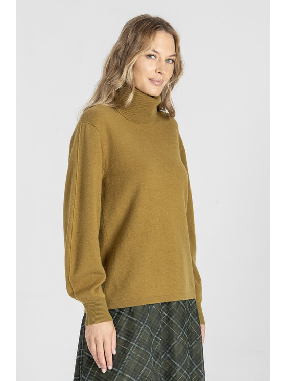 Deni Cler Milano Deni Cler Milano Sweter T-DC-S464-E5-90-42-1 Zielony Regular Fit