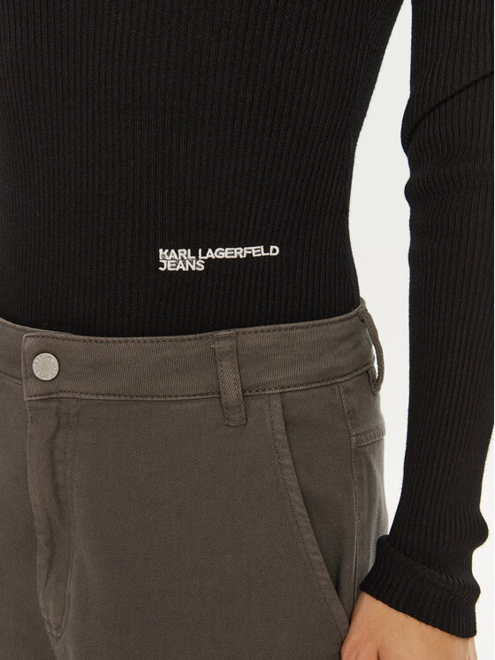 Karl Lagerfeld Jeans Karl Lagerfeld Jeans Glaustinukė A1W18024 Juoda Slim Fit