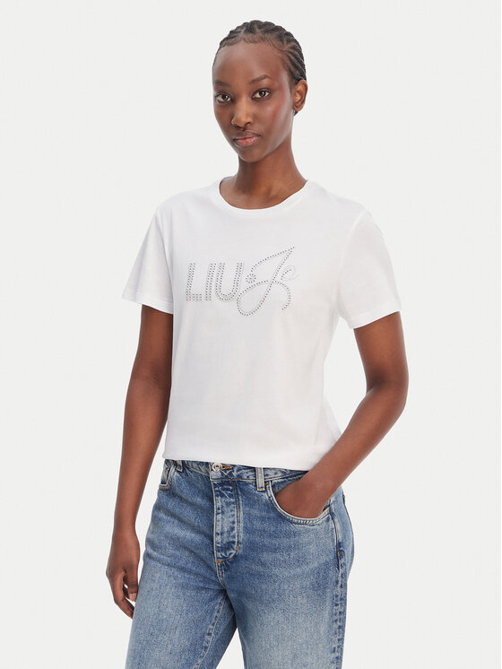 Liu Jo Liu Jo Póló WA6491 JS923 Fehér Regular Fit