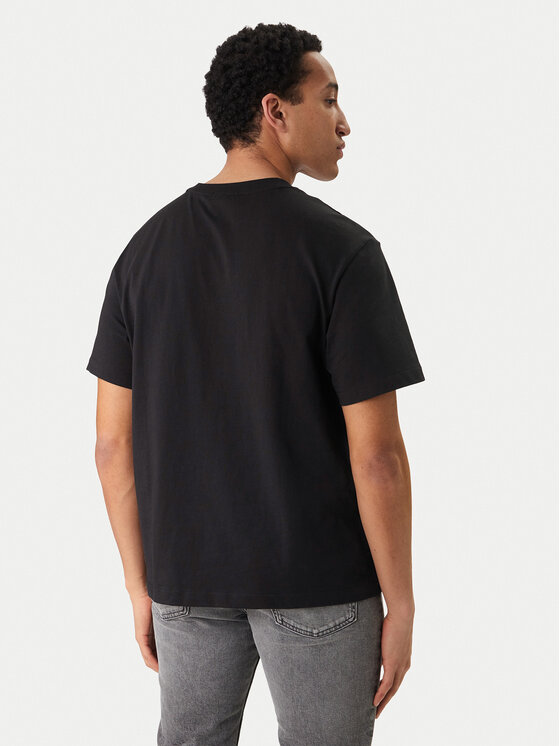 Calvin Klein Jeans Calvin Klein Jeans Tričko Easy Monologo LV04RC275G Čierna Regular Fit