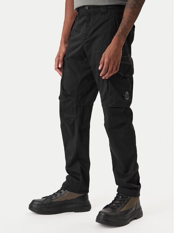 C.P. Company C.P. Company Pantaloni din material RSCMPA744A005694G Negru Regular Fit