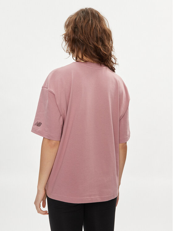 New Balance New Balance T-shirt WT41519 Ružičasta Oversize