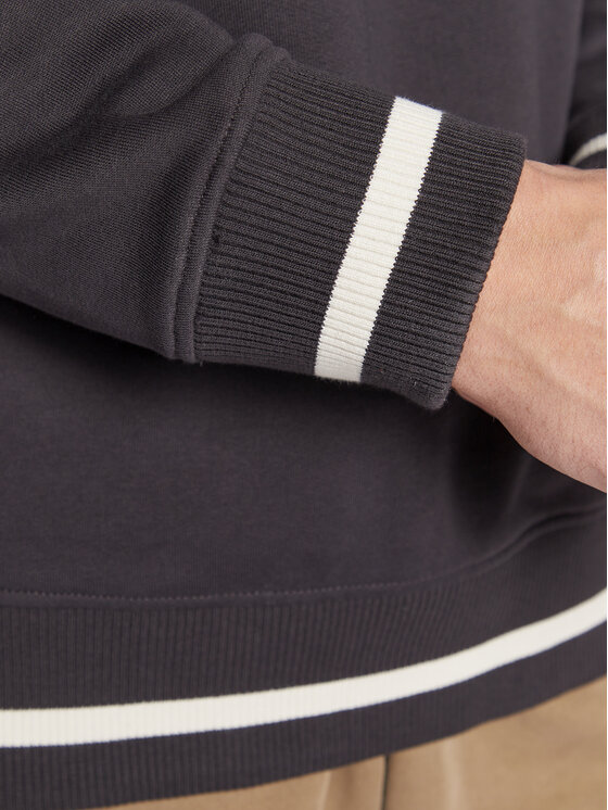 Lee Lee Суитшърт Half Zip Seasonal L84FRYON 112322631 Черен Relaxed Fit