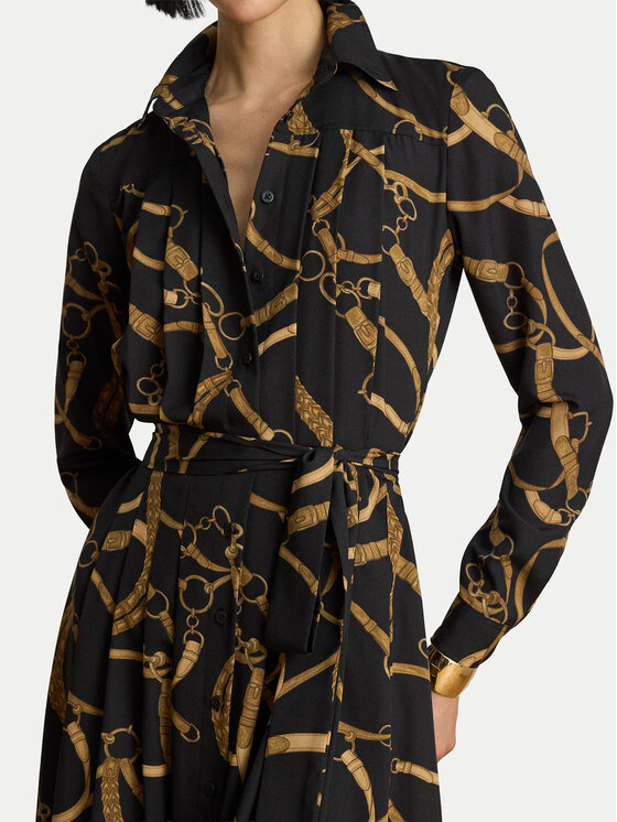 LAUREN RALPH LAUREN LAUREN RALPH LAUREN Hemdkleid 200P13730001 Schwarz A-Line Fit
