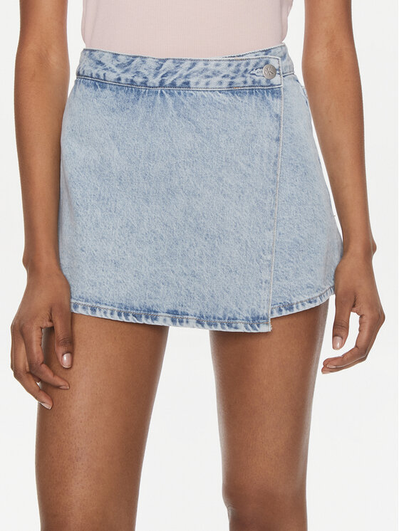 Calvin Klein Jeans Calvin Klein Jeans Fustă de blugi J20J222802 Albastru Regular Fit