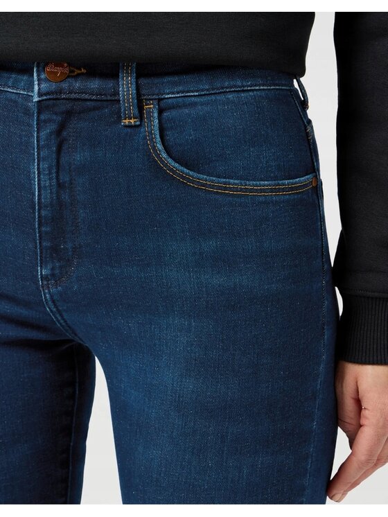 Wrangler Wrangler Jeansy Slim Niebieski Slim Fit