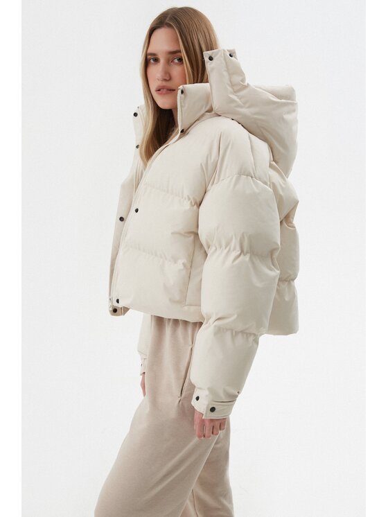 Estro Estro Giubbotto piumino ER00114590 Beige Oversize