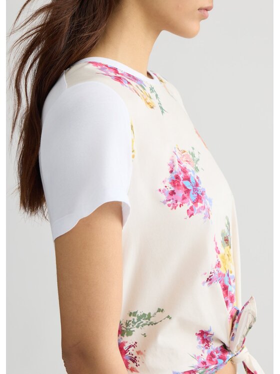 Liu Jo Liu Jo T-Shirt WA5525J6308M9670 Biały Regular Fit