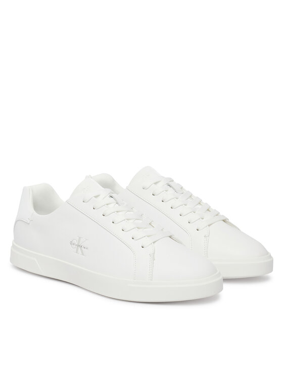 Calvin Klein Calvin Klein Sneakersy Low Pro Cups Lth Ml HW0HW03146 Biela