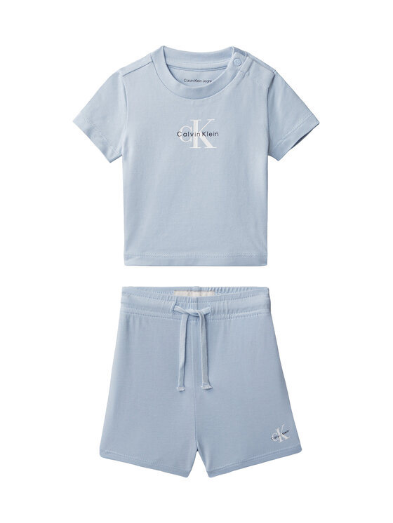 Calvin Klein Jeans Calvin Klein Jeans Súprava Tričko a šortky LVCKSJI09B Modrá Regular Fit