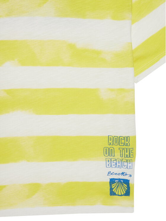United Colors Of Benetton United Colors Of Benetton Tricou 3SL3C10P5 Galben Oversize